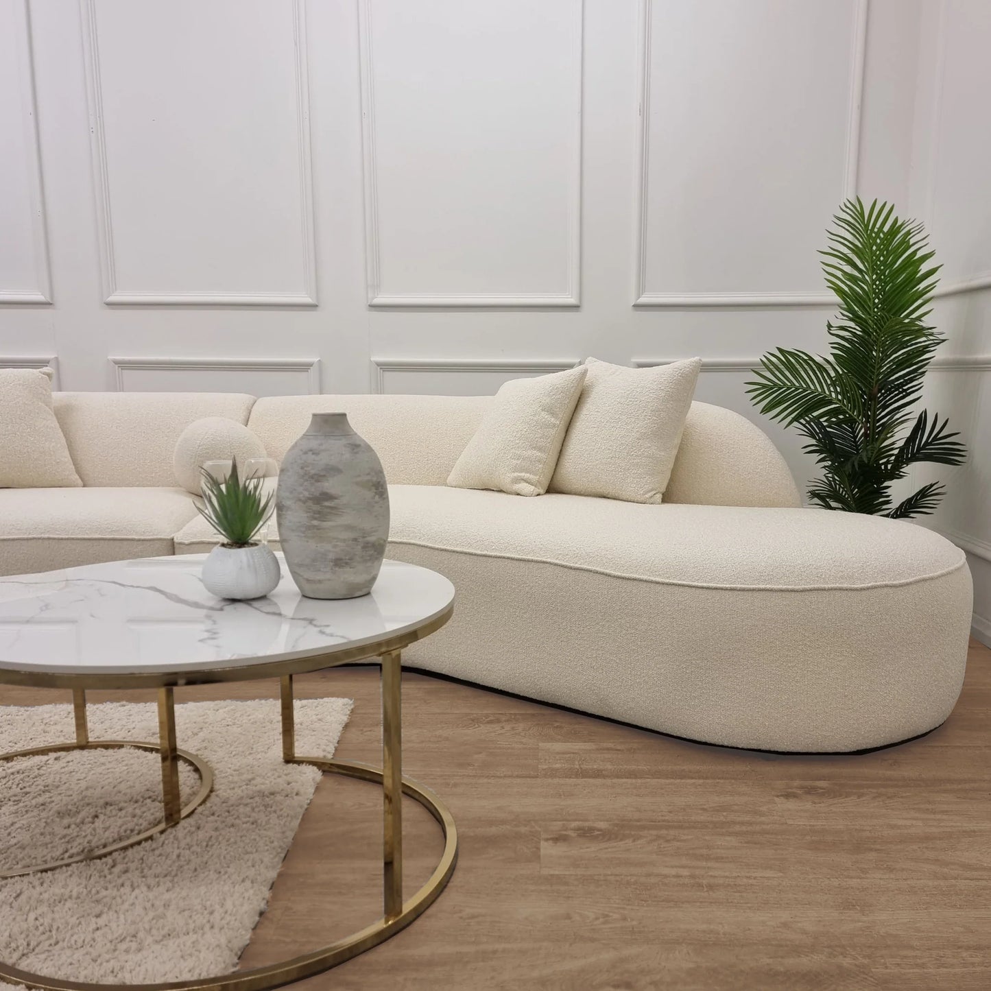 Pebble Boucle Sofa