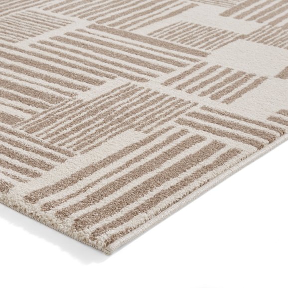 Lansfield Beige Blocks Rug