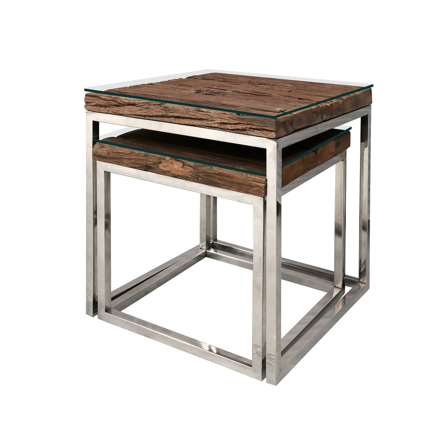 Railway Sleeper Nest of Tables