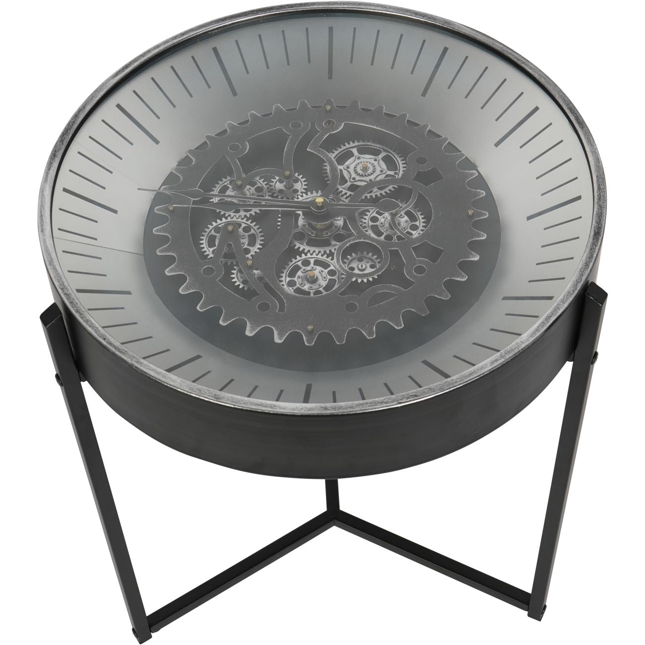 Royal Cog Clock Side Table