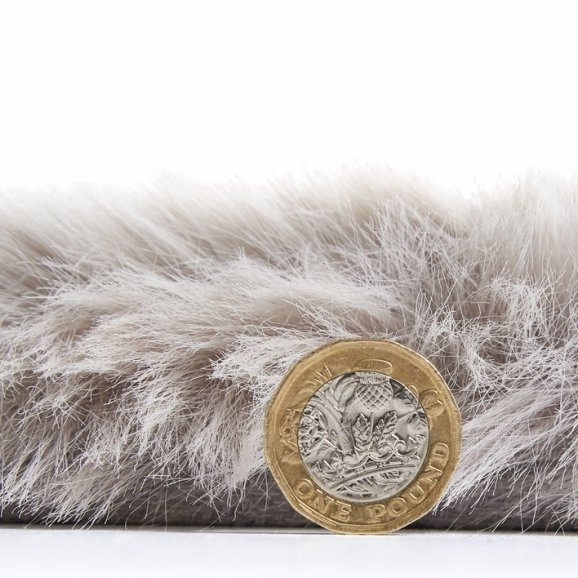 Super Fur Rug Silver