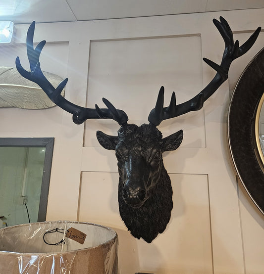 Black Stag Head