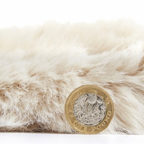 Super Fur Rug Beige