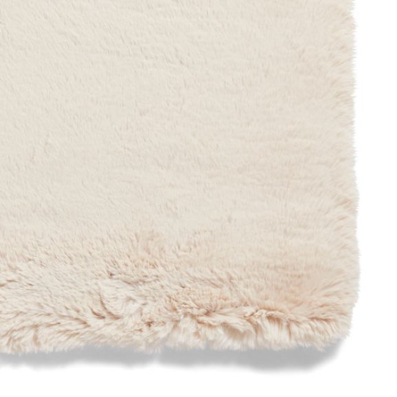 Super Fur Rug Beige
