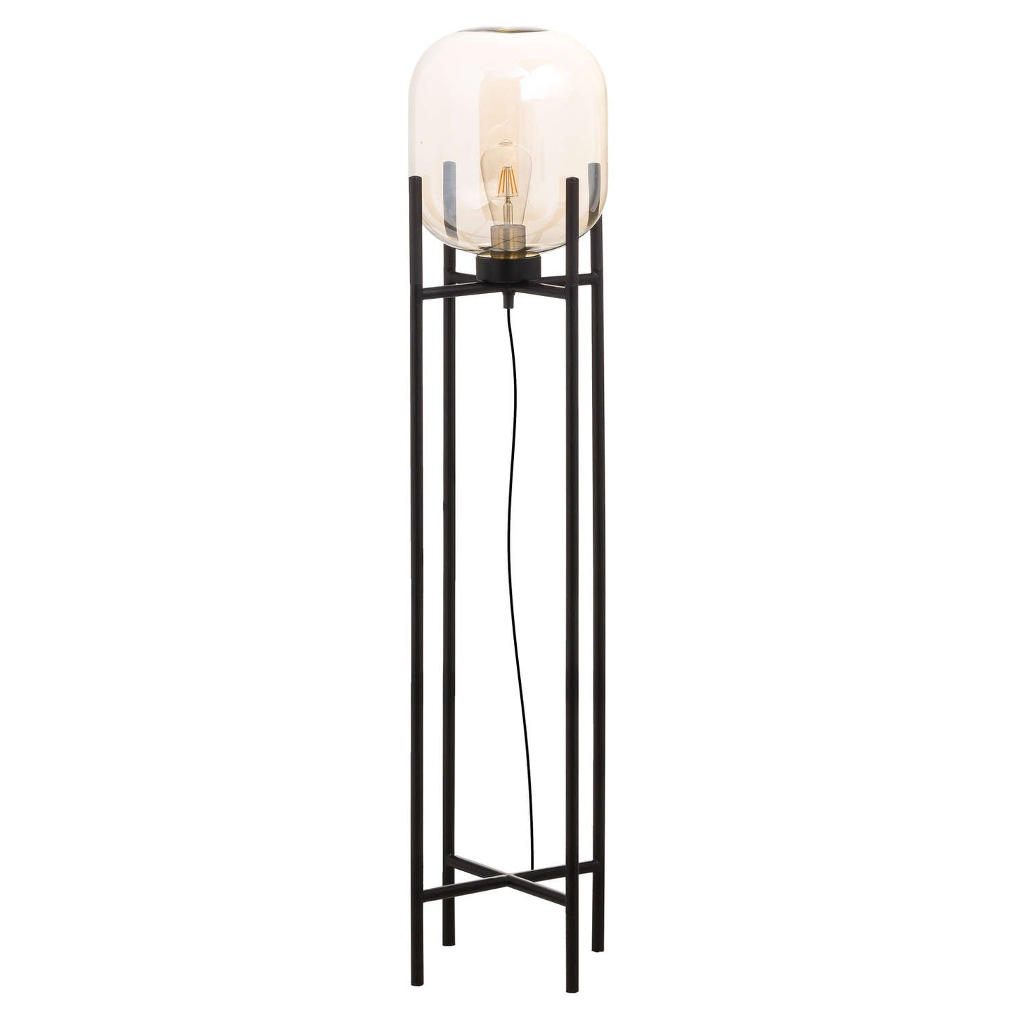 Large Vintage Industrial Floor Lamp