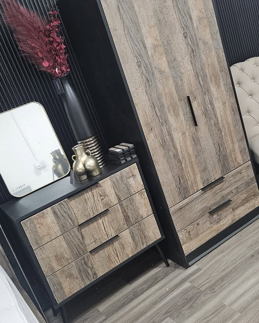 Sherburn 2 Door 2 Drawer Wardrobe